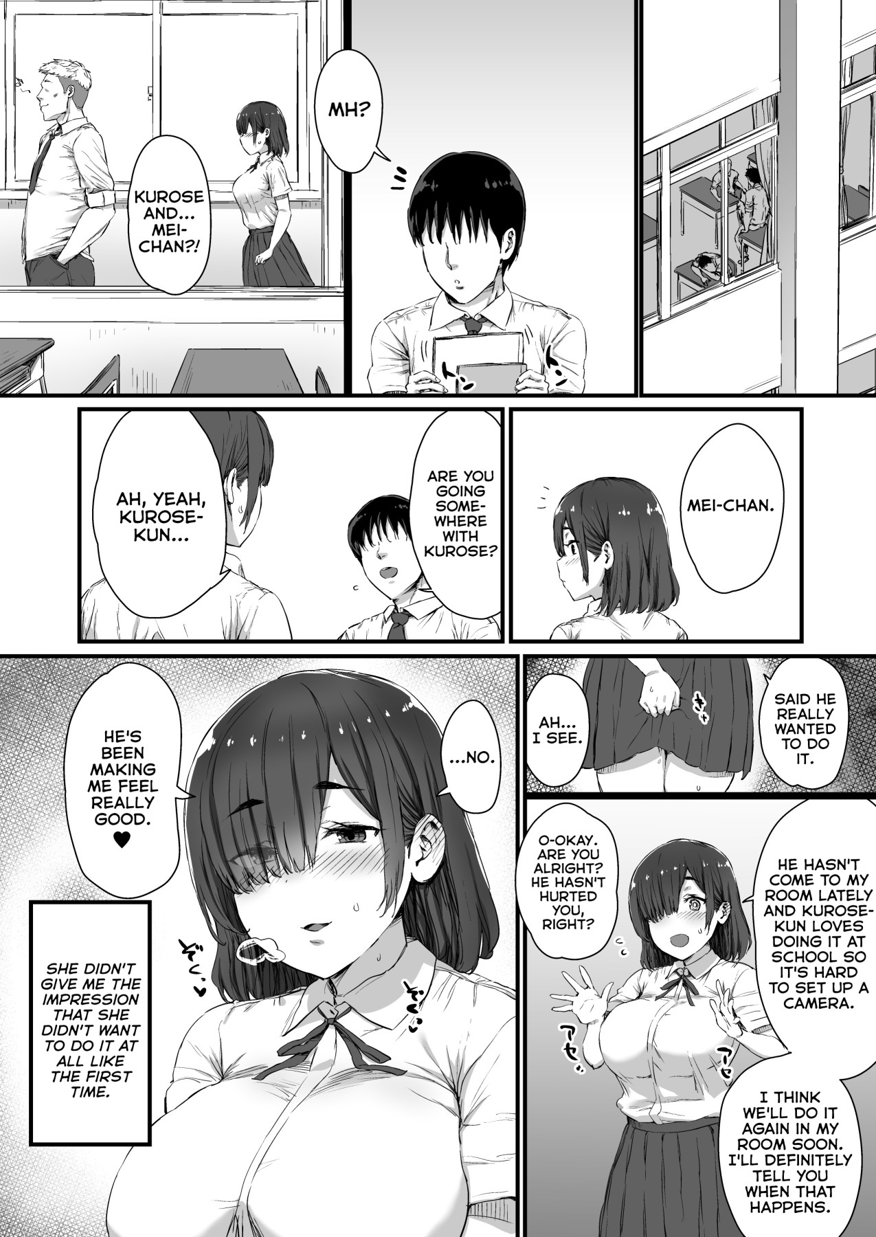 Hentai Manga Comic-Mei-san Who's Having Sex With Another Man At Her Boyfriend's Request-Read-15